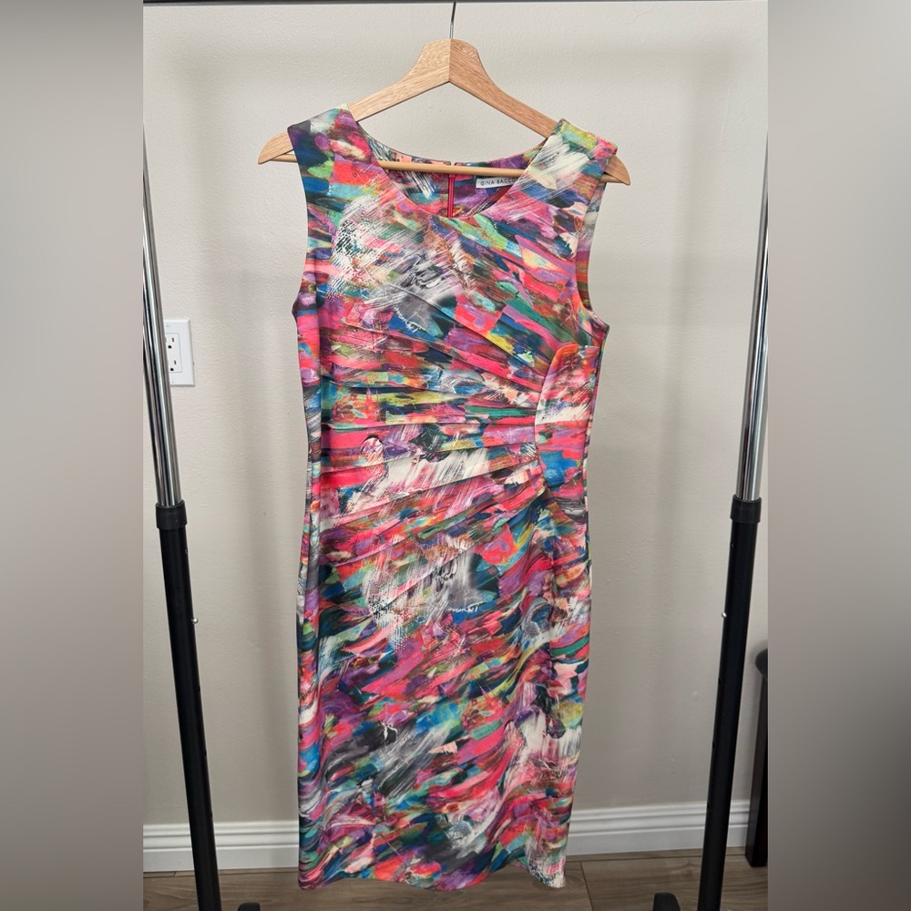 Women Gina Bacconi Asha Print Dress